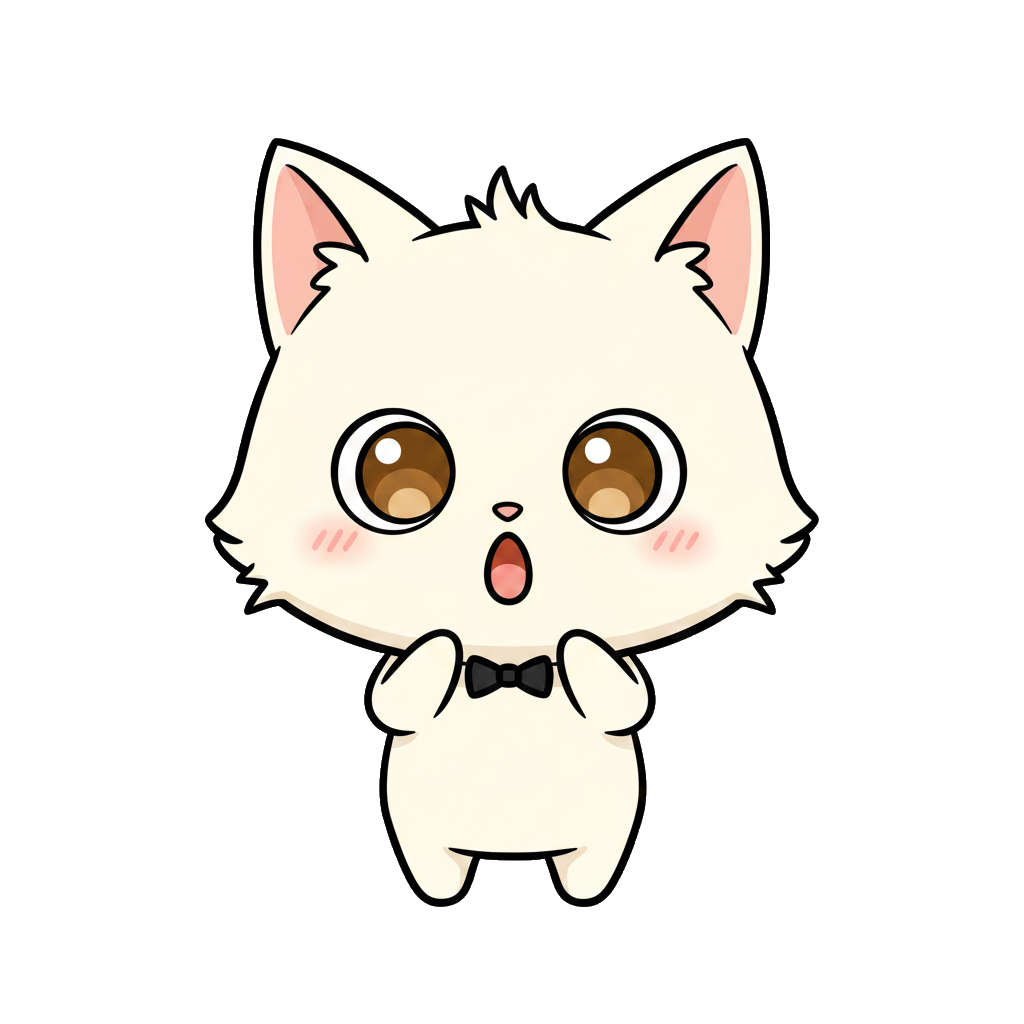Mochi the chibi cat — Shock